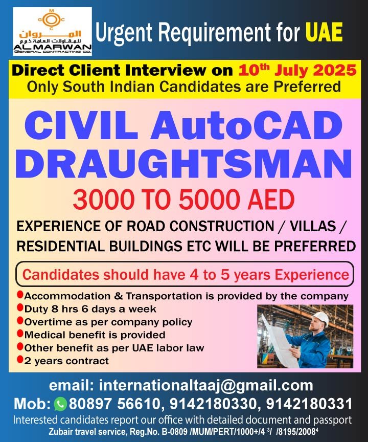 Civilautocaddraughtsman_uae