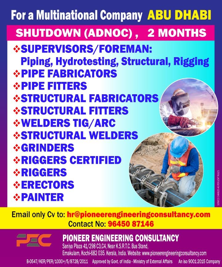 Pipe fitters_Abu Dhabi