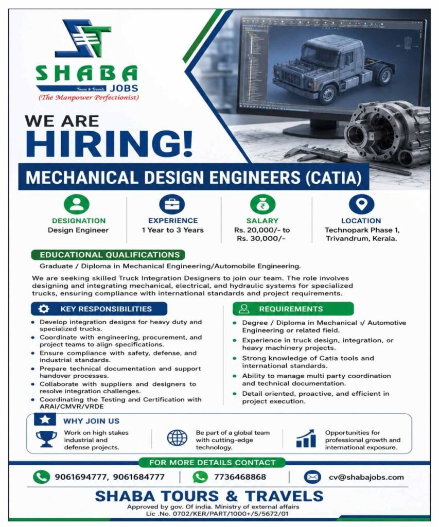 Mechanical design engineers